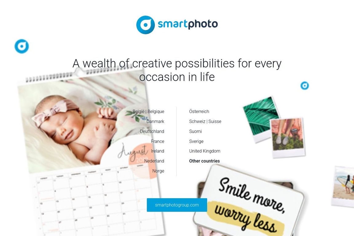 Smartphoto homepage