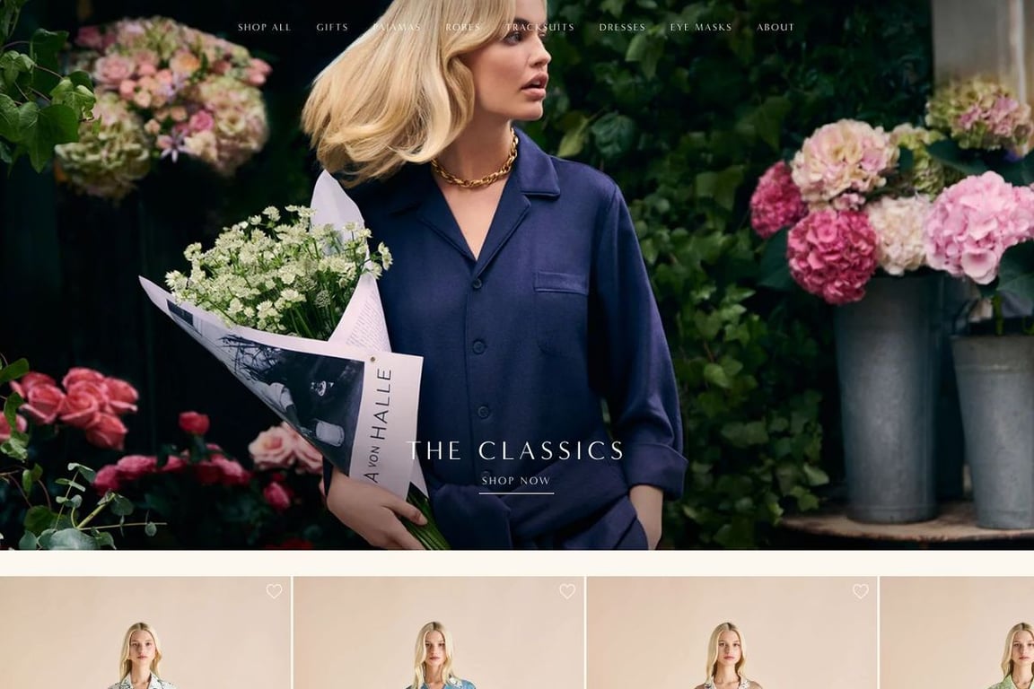Olivia von Halle homepage