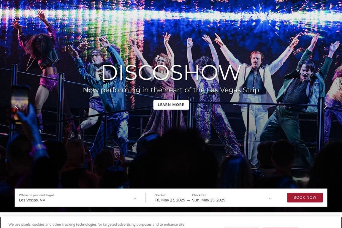 Caesars Palace homepage