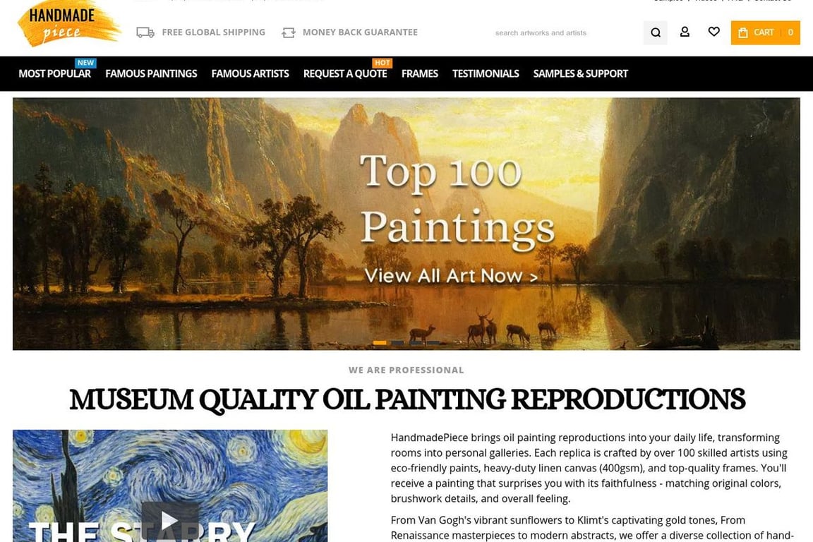 HandmadePiece homepage
