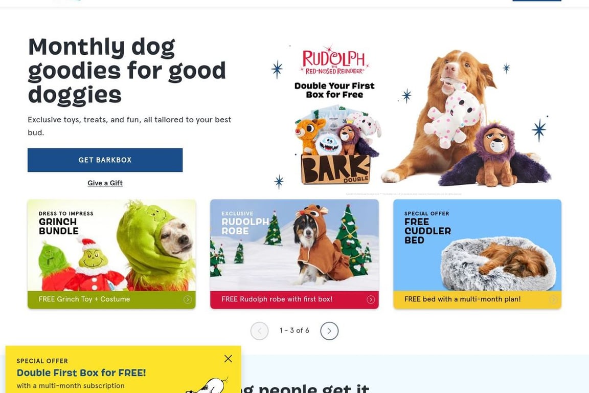 BarkBox - The Monthly Dog Toy and Treat Box