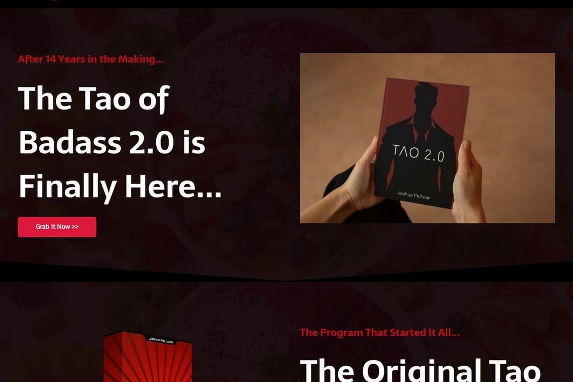 The Tao of Badass homepage