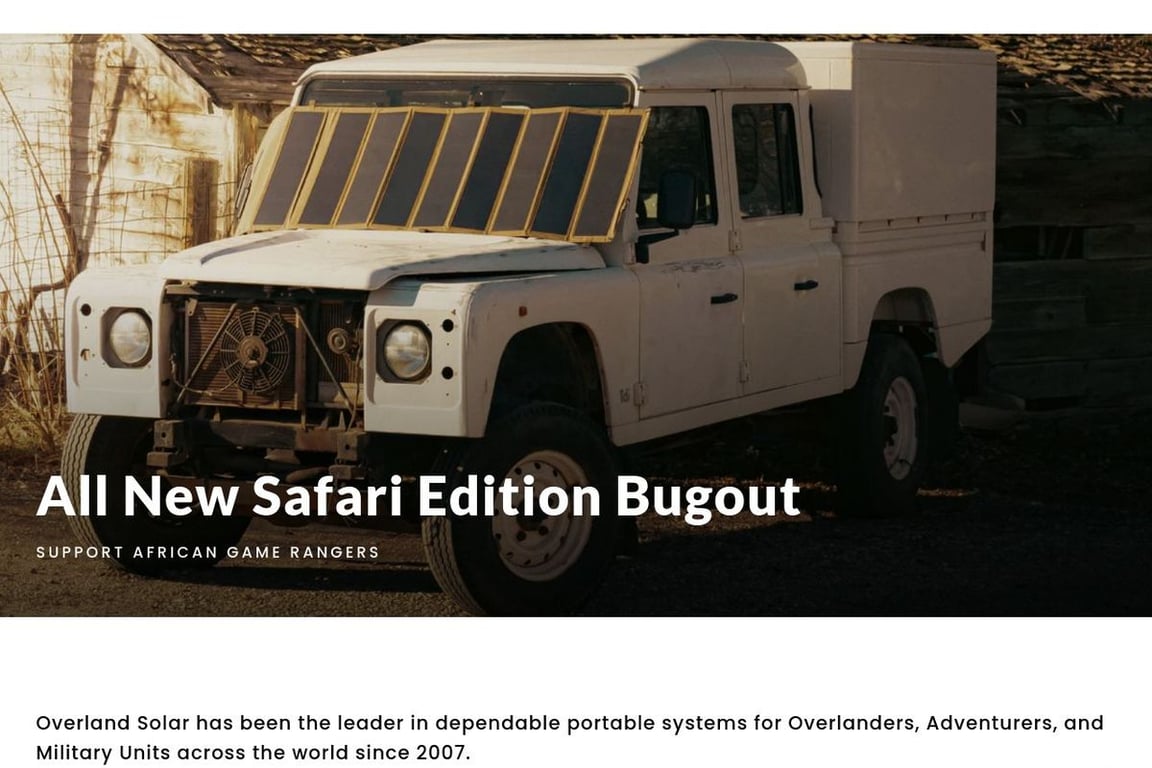 Overland Solar homepage