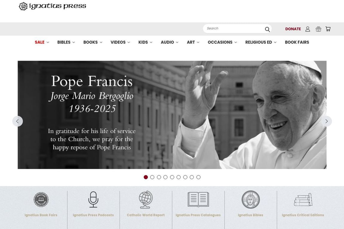 Ignatius Press homepage