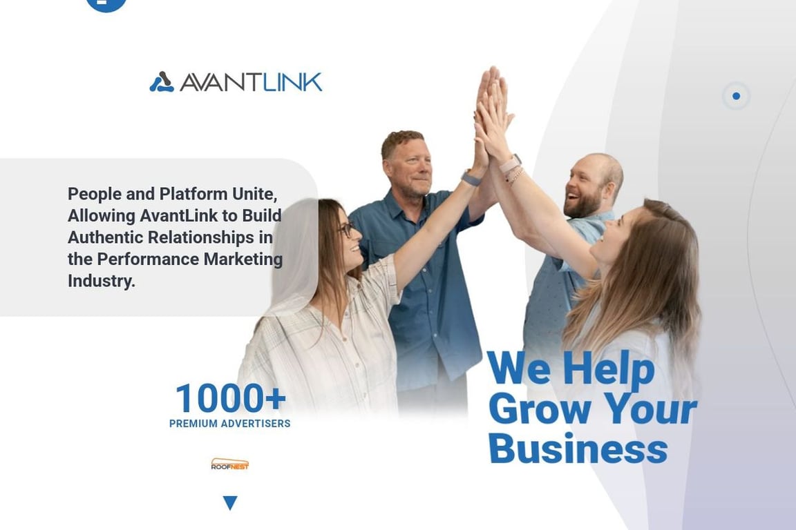 AvantLink homepage