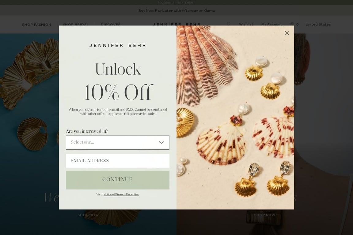 Jennifer Behr homepage