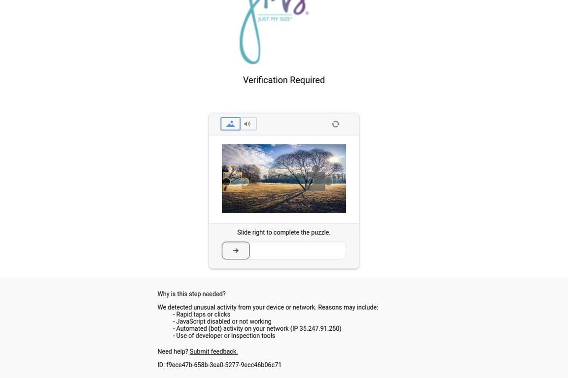 Just My Size affiliate program signup page