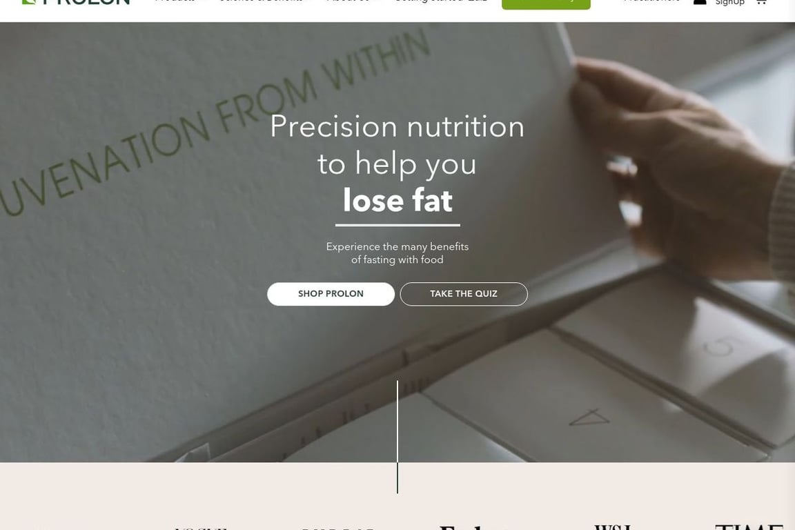 ProLon homepage