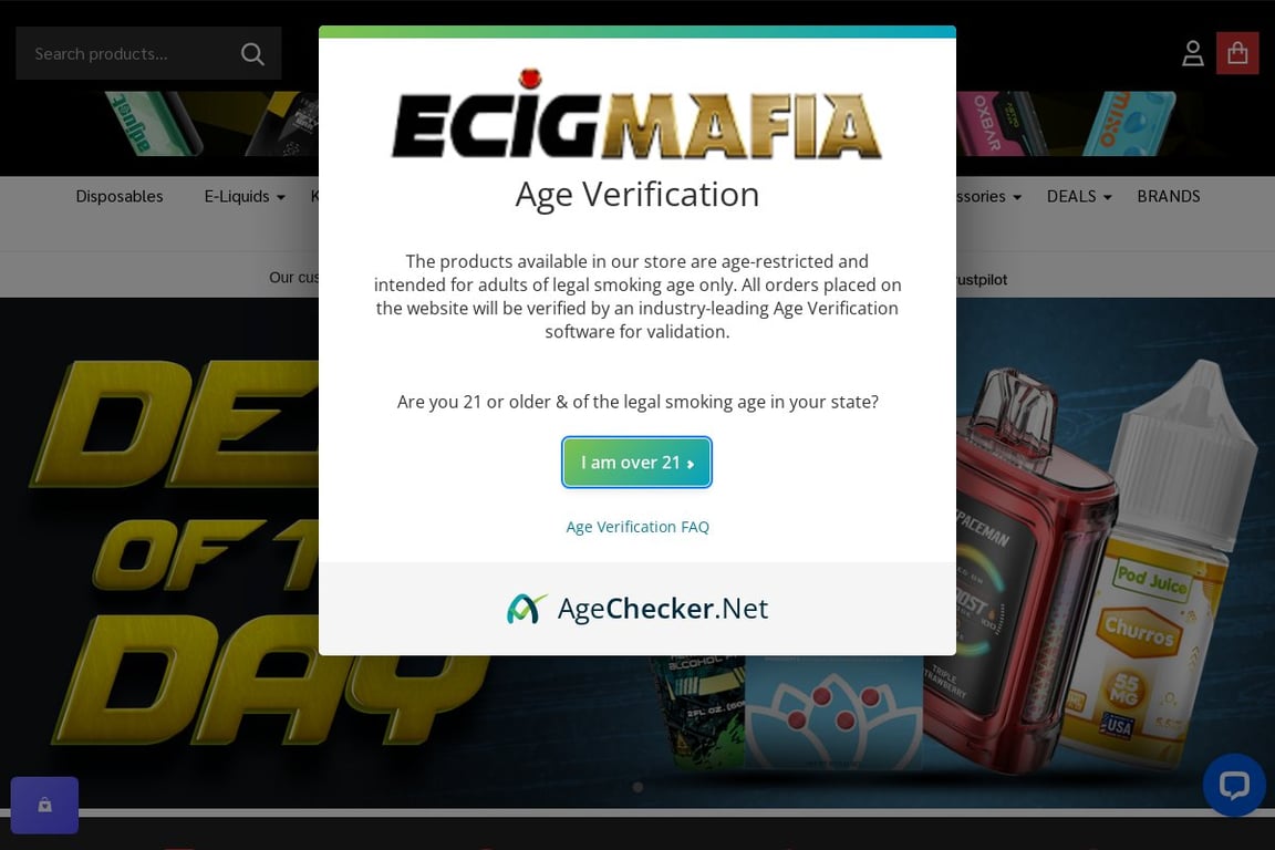 EcigMafia homepage