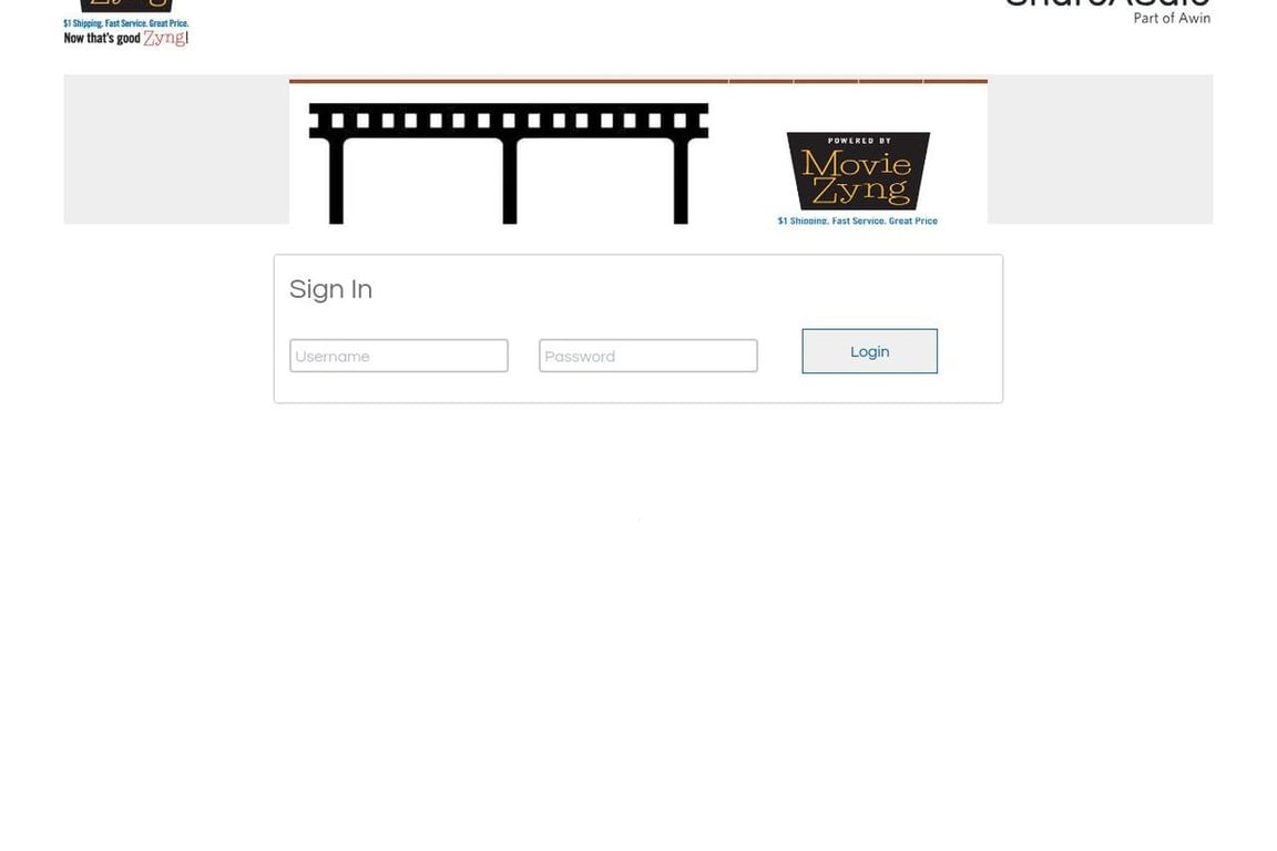 Movie Zyng affiliate program signup page