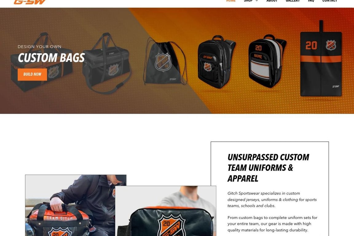 GSW Customs Preferred homepage