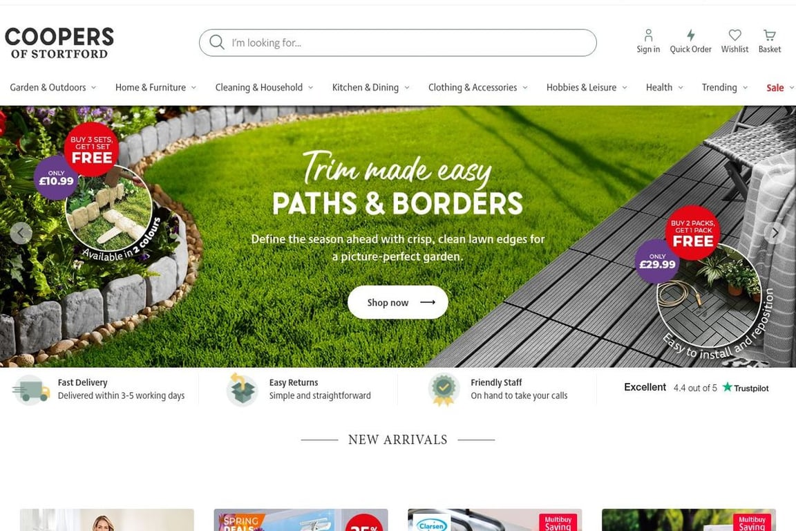 Coopers of Stortford homepage