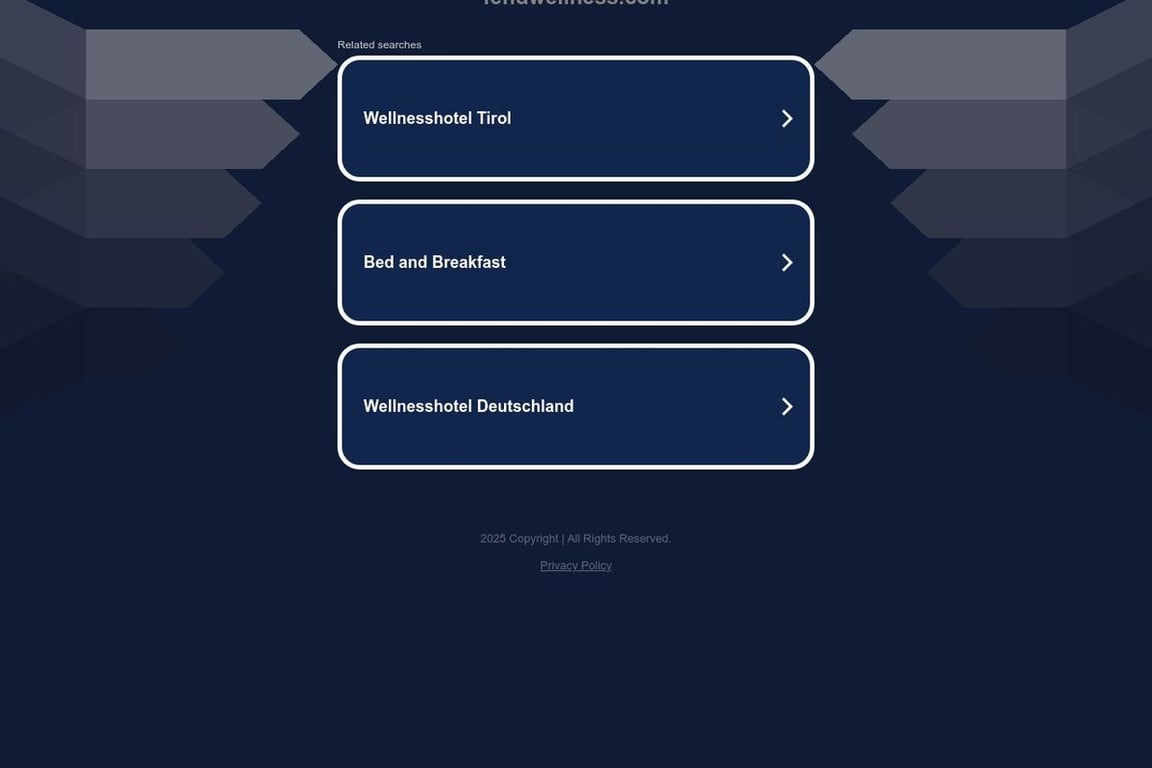 Fend Wellness homepage