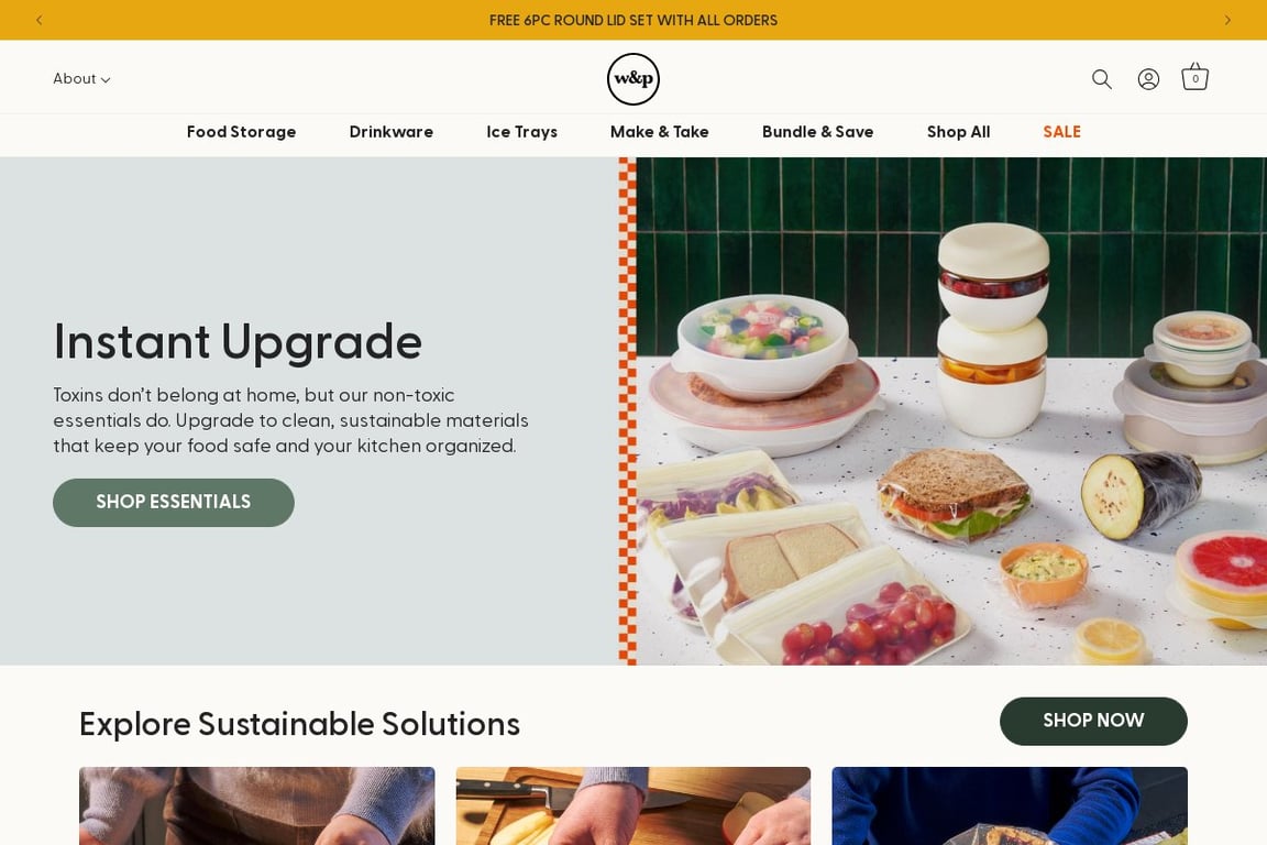 W&P homepage