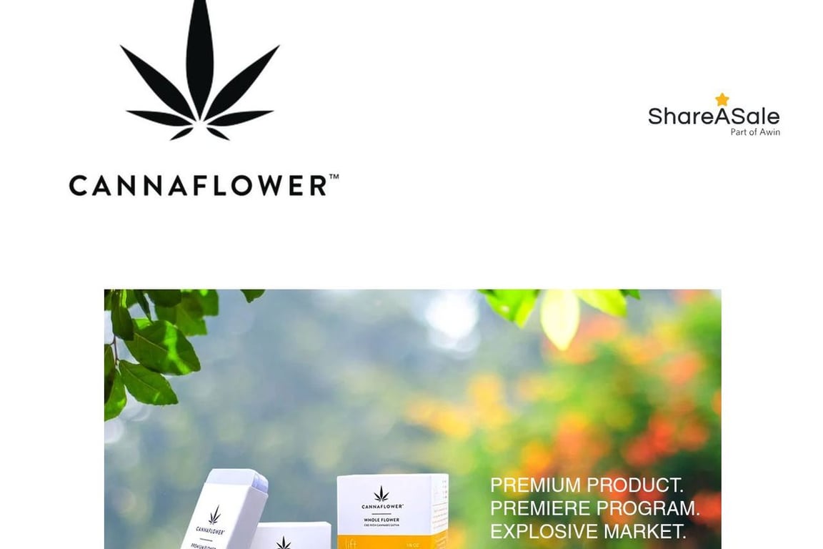 Cannaflower affiliate program signup page