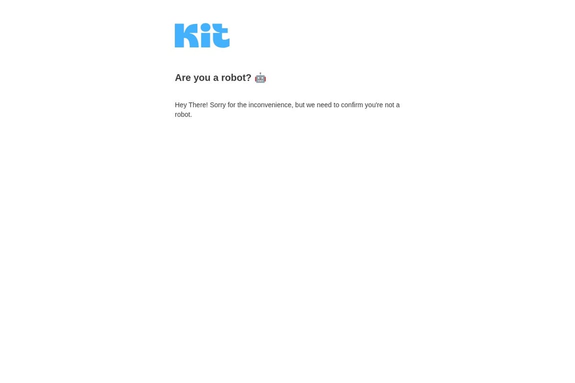 ConvertKit homepage