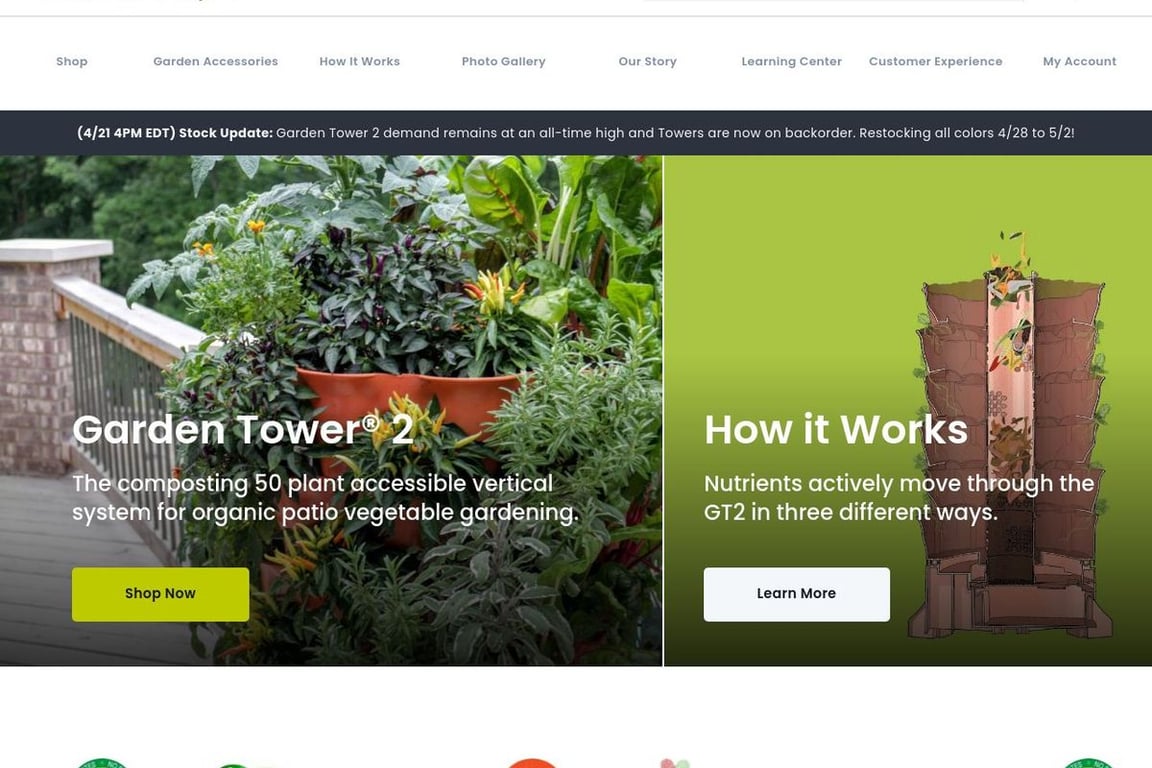 Garden Tower Project homepage