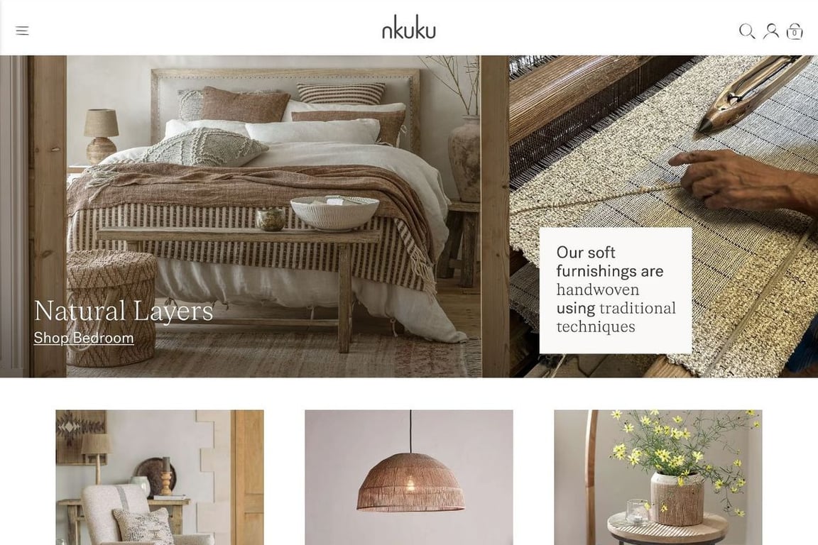 Nkuku homepage