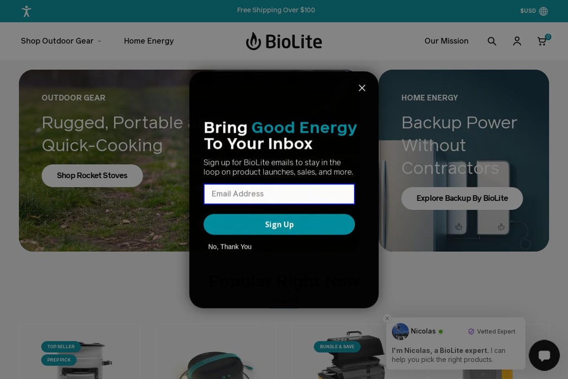 BioLite homepage