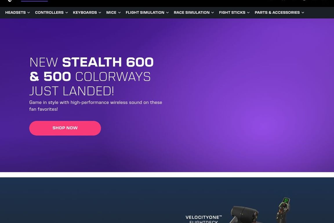 Roccat US homepage