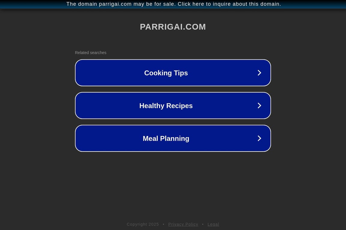 Parrigai homepage