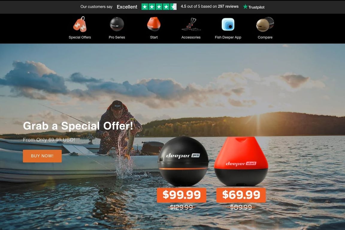 Deeper homepage