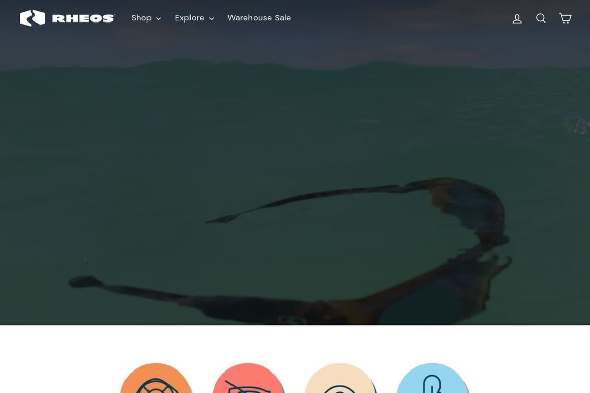 Rheos Gear homepage