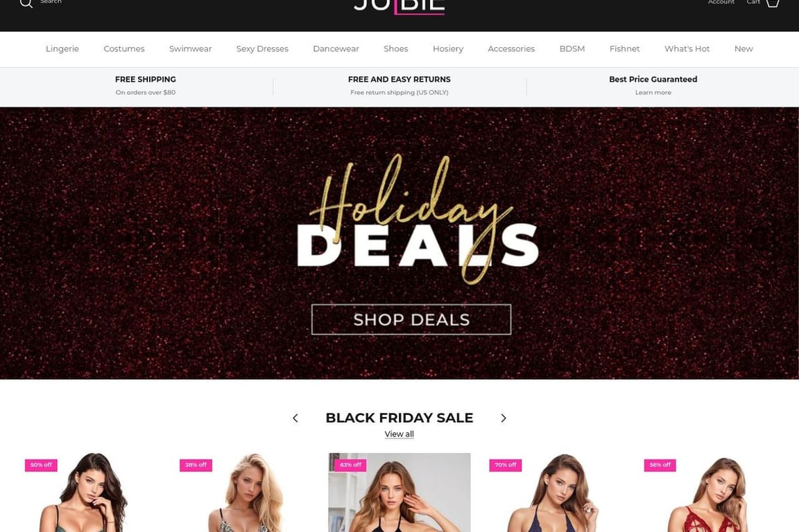 Julbie lingerie sales