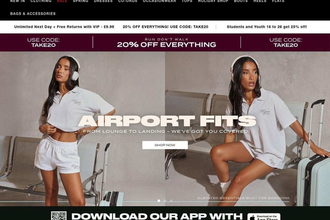 Ego Shoes UK homepage