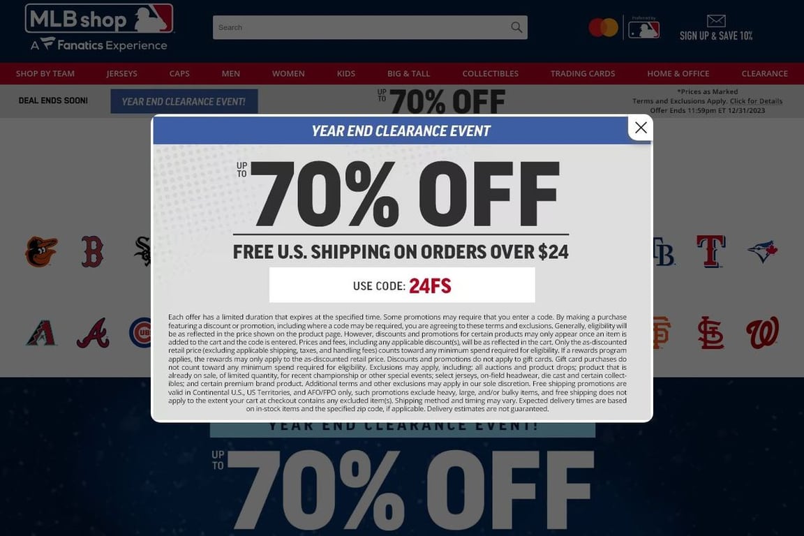 Mlb shop coupon store 2020