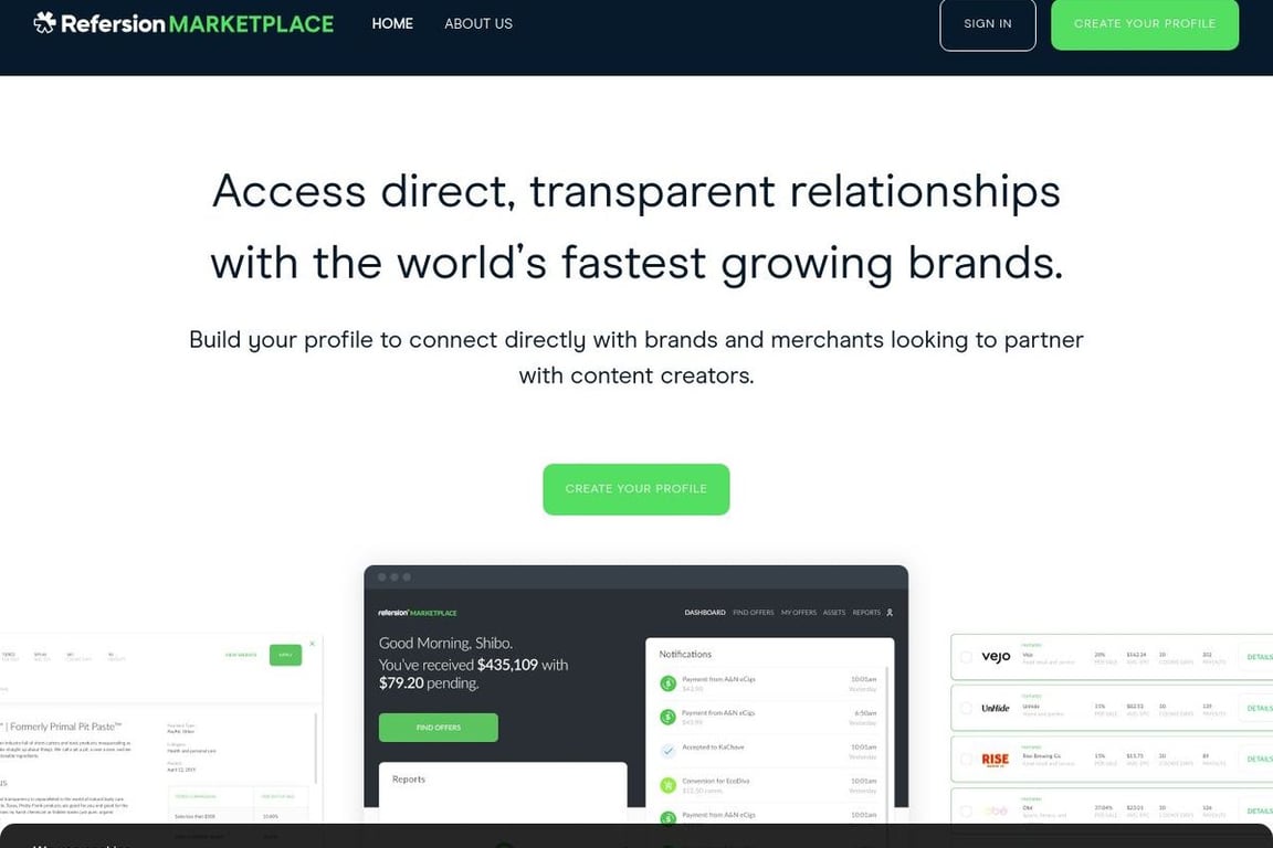 Spicentice affiliate program signup page