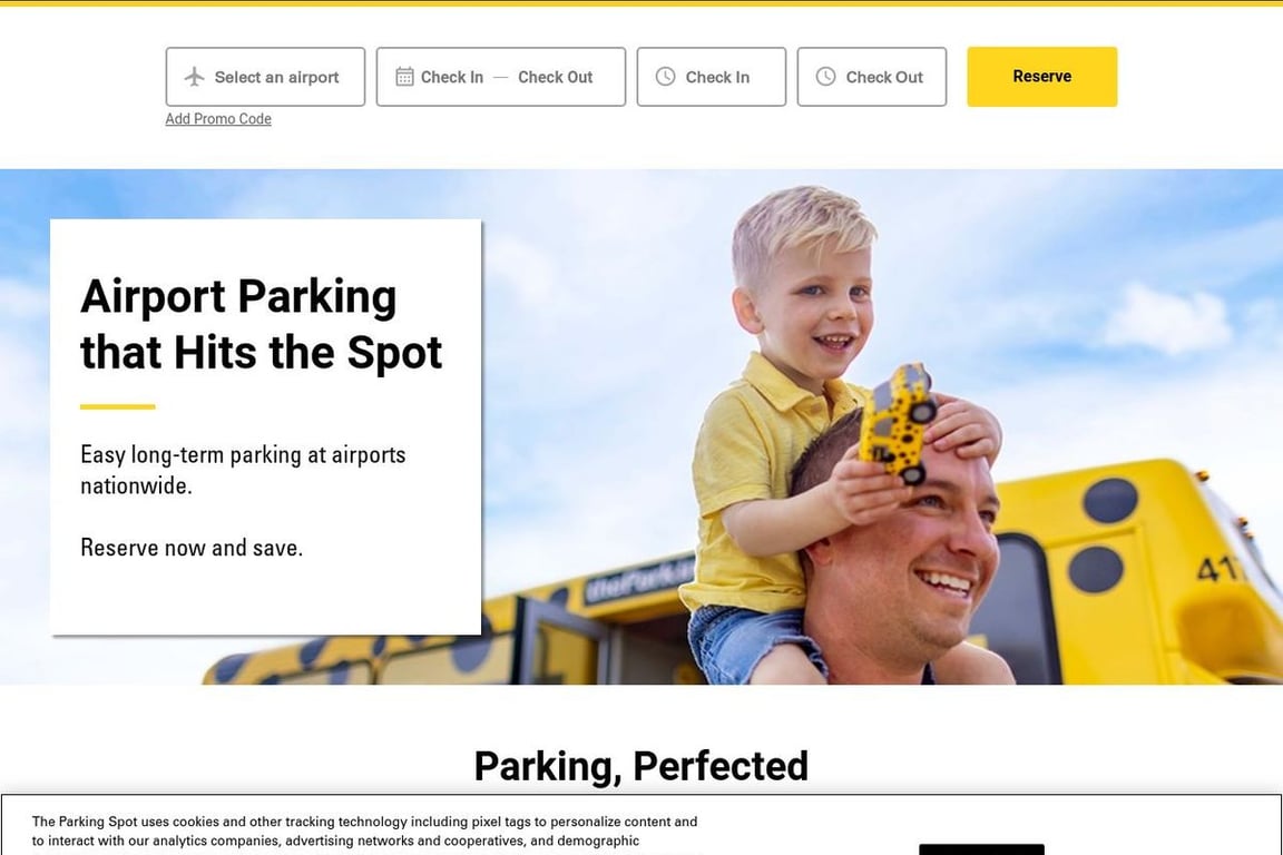 Park ‘N Fly homepage