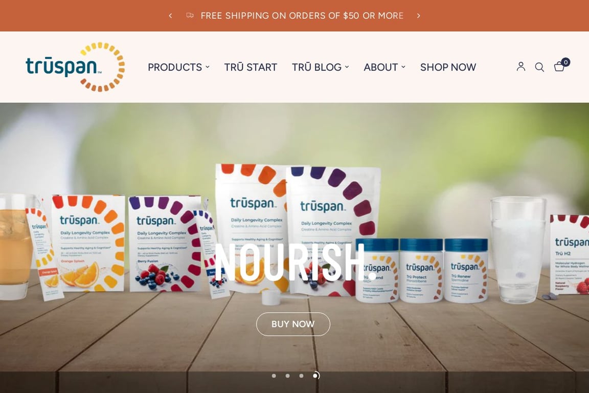 TrūSpan homepage
