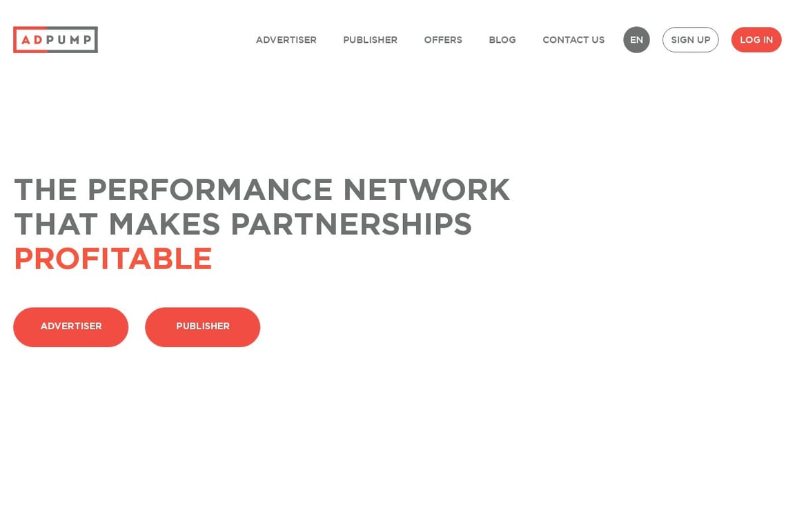 Adpump homepage