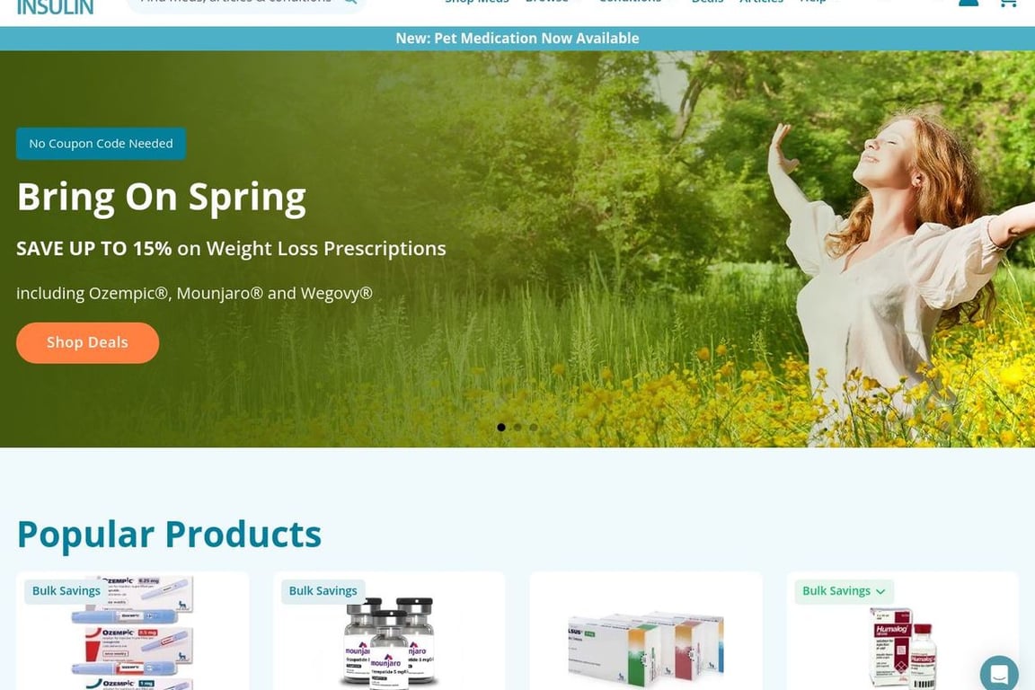 Canadian Insulin homepage