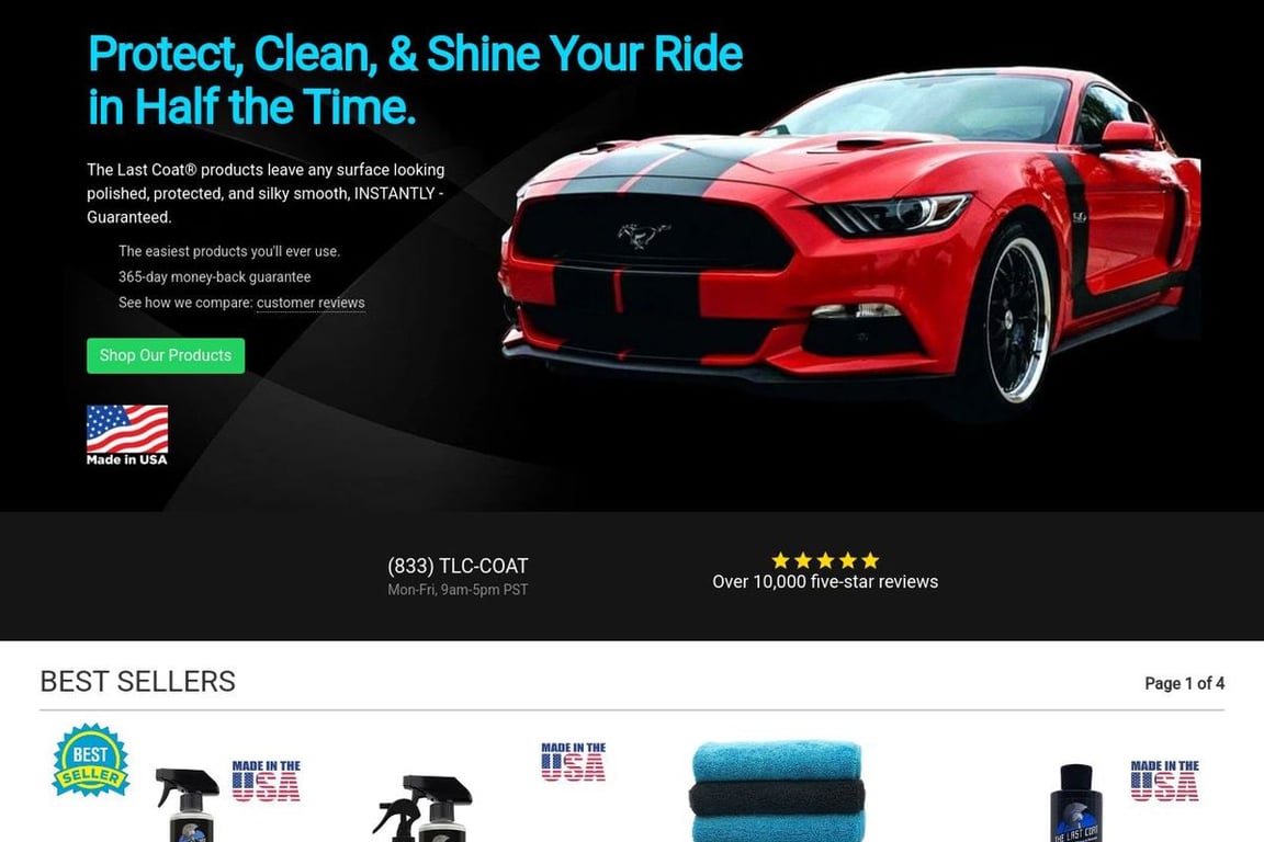 The Last Coat homepage
