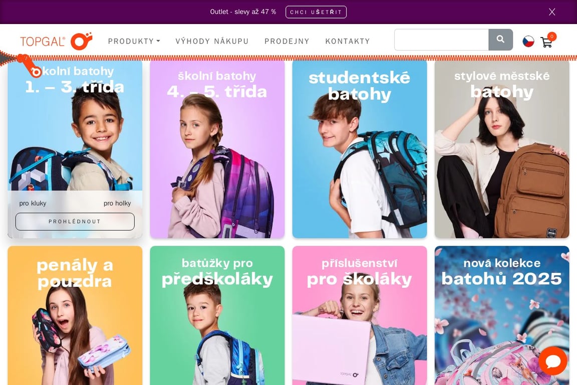 Topgal homepage