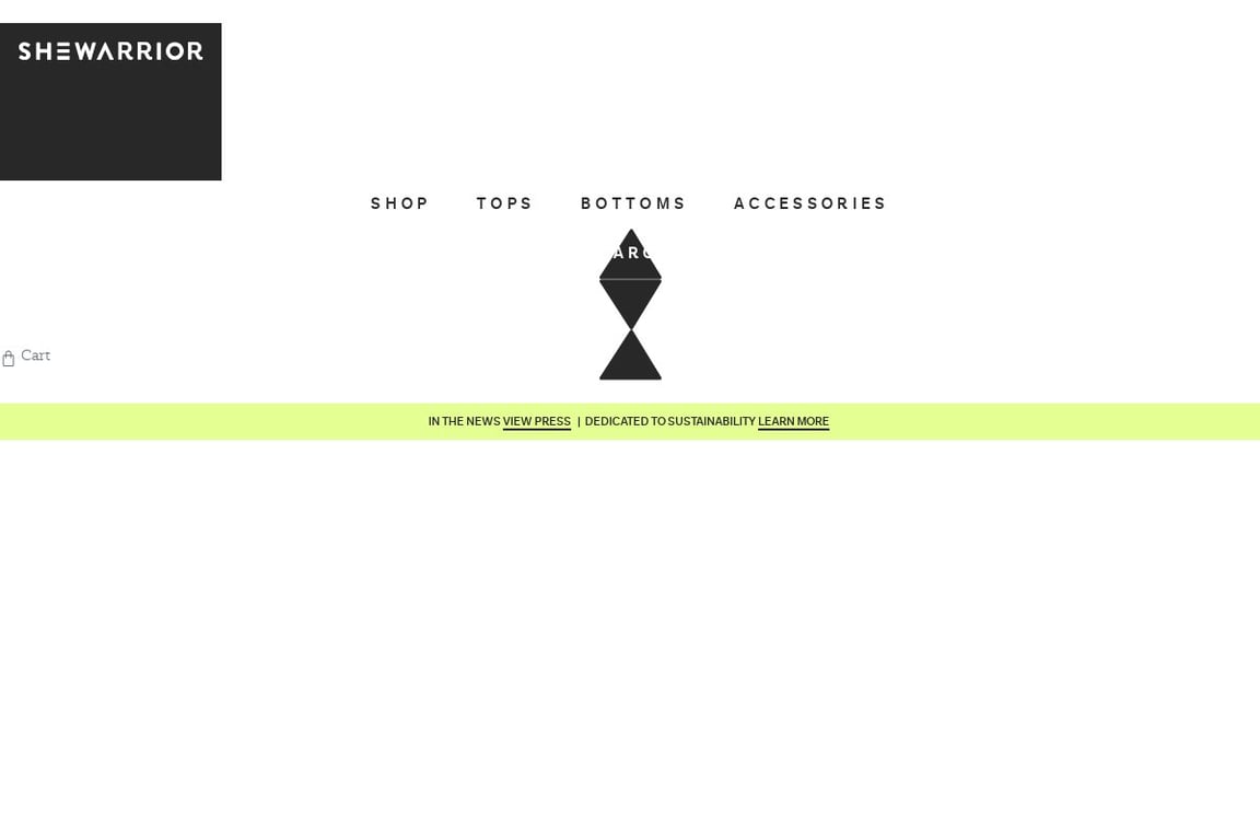 SheWarrior homepage