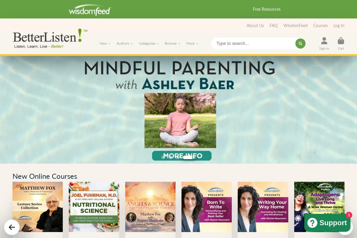 BetterListen! homepage