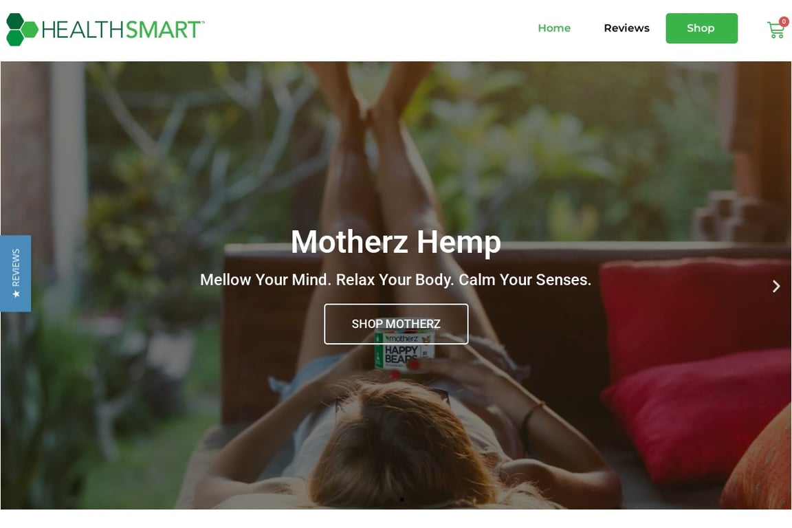 HealthSmart Botanicals homepage