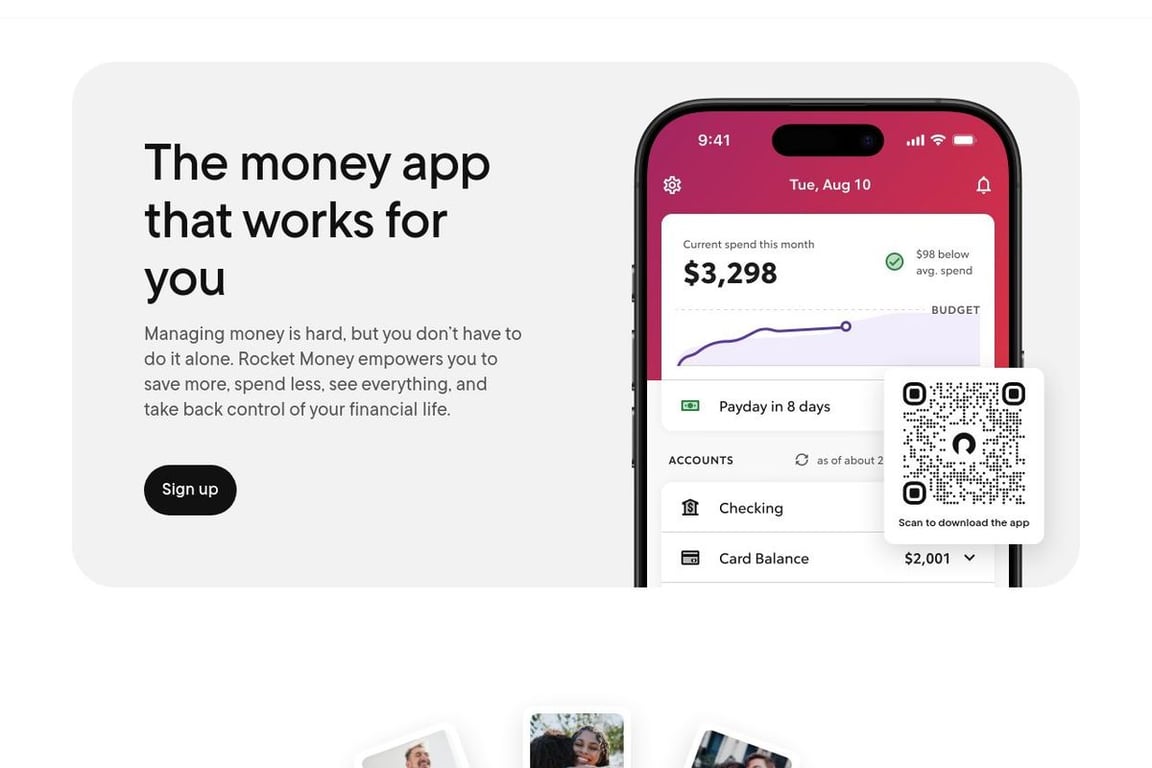 Truebill homepage