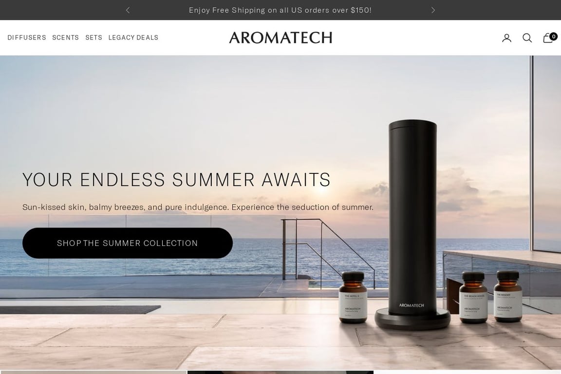 AromaTech homepage