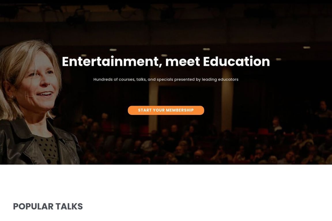 One Day University (US) homepage