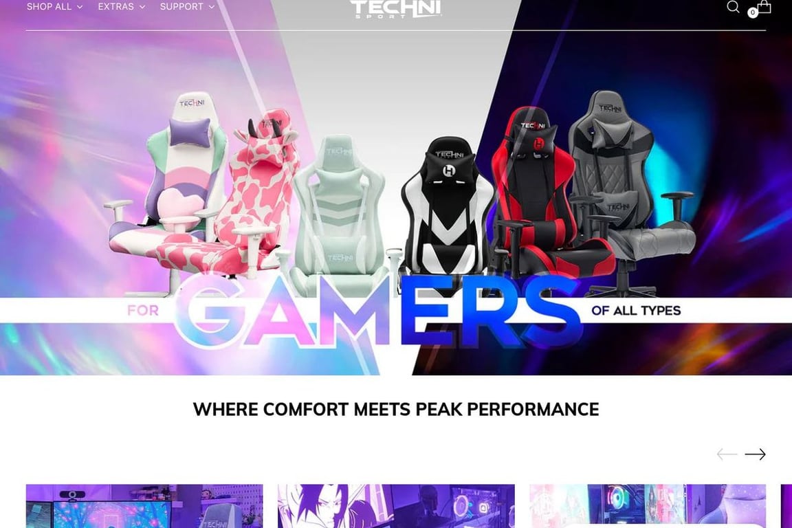 Technisport homepage