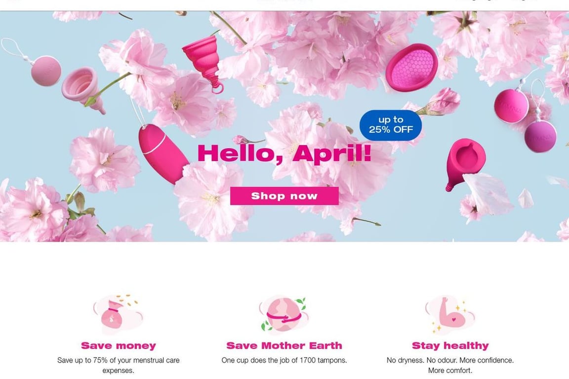 Intima homepage