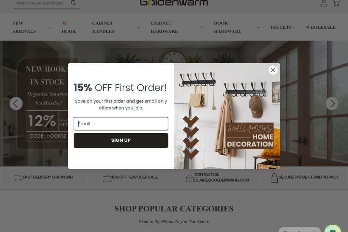 Goldenwarm homepage
