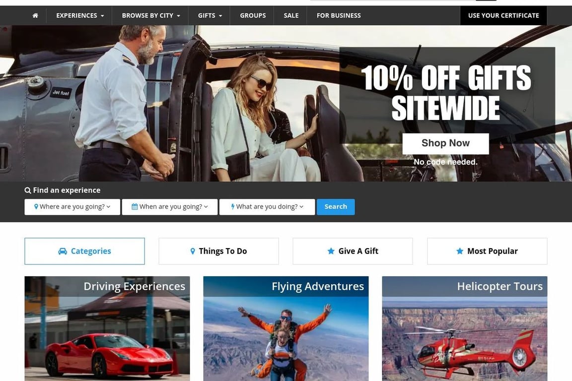 Adrenaline homepage