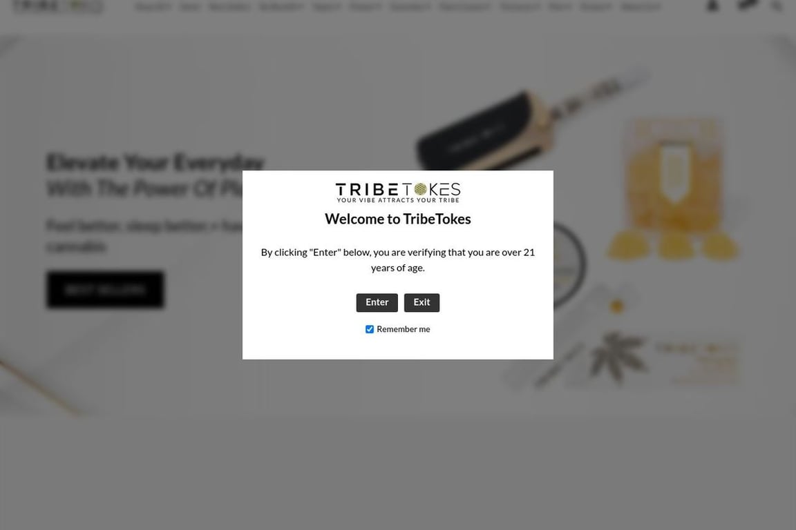 Tribe Tokes homepage