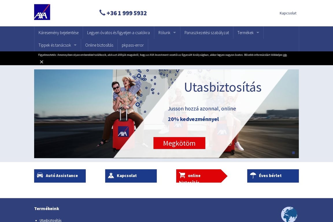 AXA-ASSISTANCE homepage