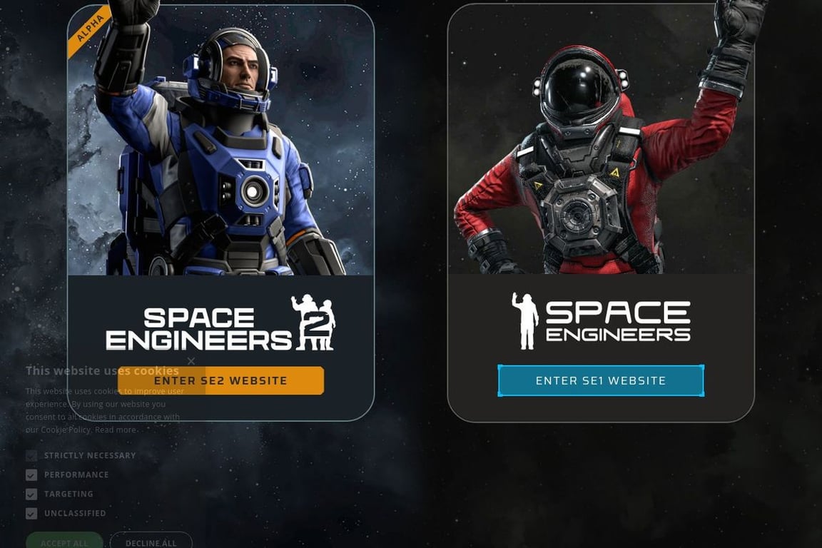 Keen Software House homepage